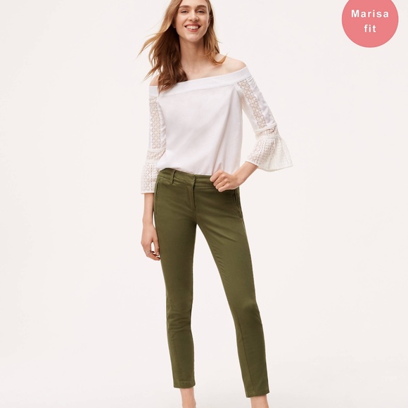 loft sateen pants